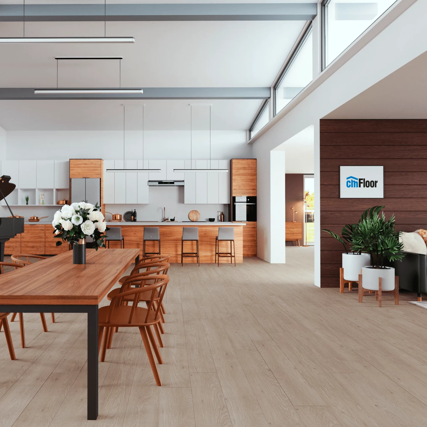 Кварцвинил CM Floor ScandiWood 21 Дуб Артик
