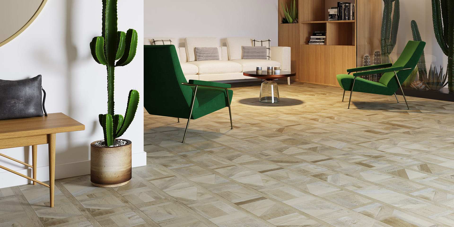 Кварцвинил Invictus Maximus Dryback XL Plank Designers Parquet - Duchess