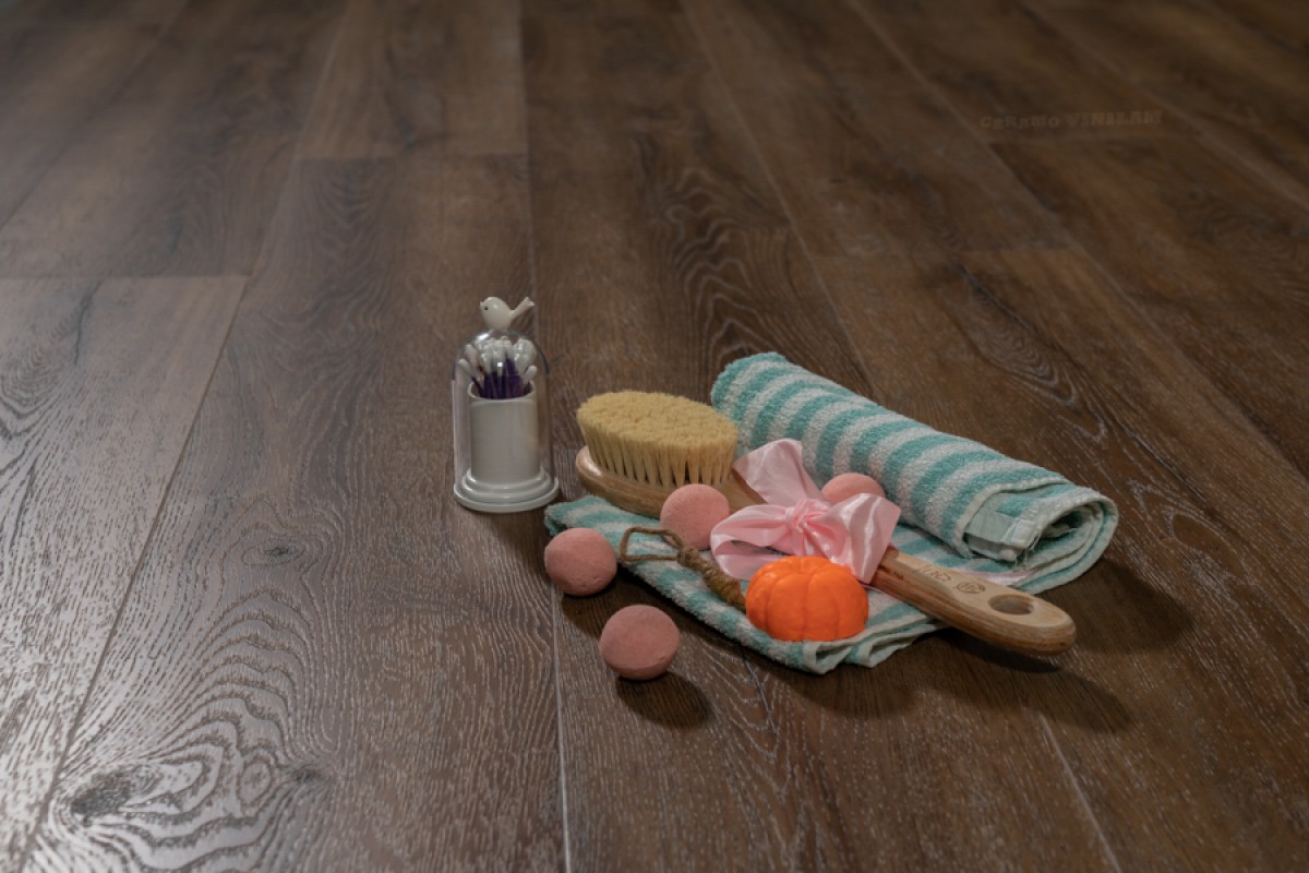 Кварцвинил Vinilam Ceramo Vinilam XXL Glue 8885-EIR Дуб Берн