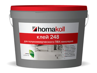 Клей для полукоммерческого линолеума Homakoll 248 14 кг.