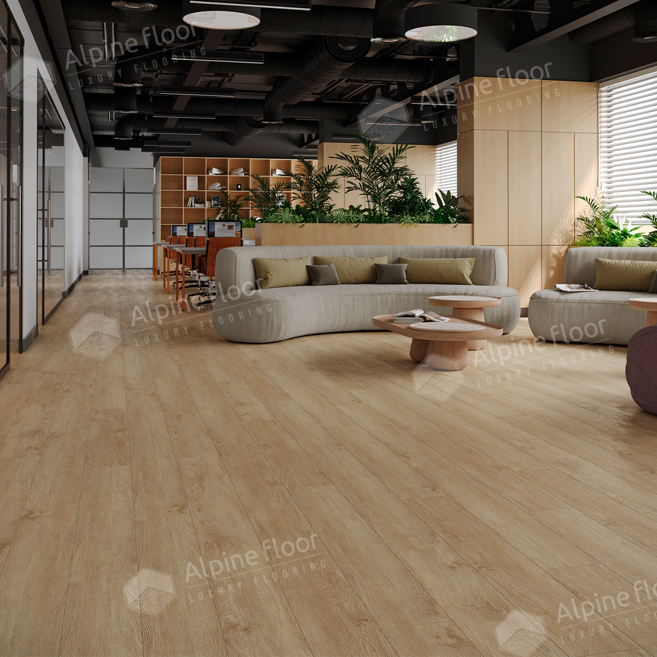 Кварцвинил Alpine Floor Grand Sequoia 5 мм ECO 11-508 Камфора
