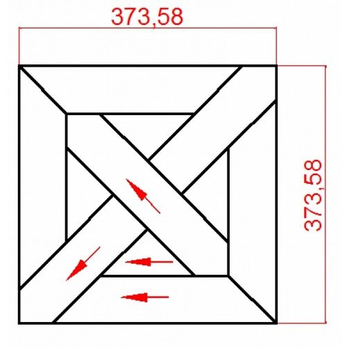 Модульный паркет Lab Arte Дуб инженерный №9-70, Натур