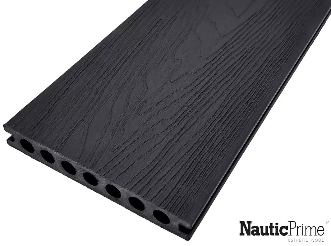 Террасная доска Nautic Prime Co-Extrusion Антрацит