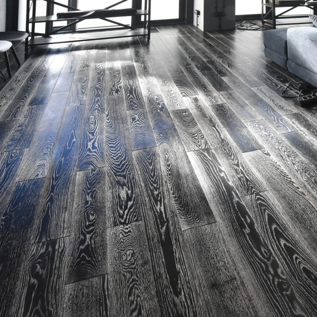 Инженерная доска AnticWood Патина Серебряный Авалон 