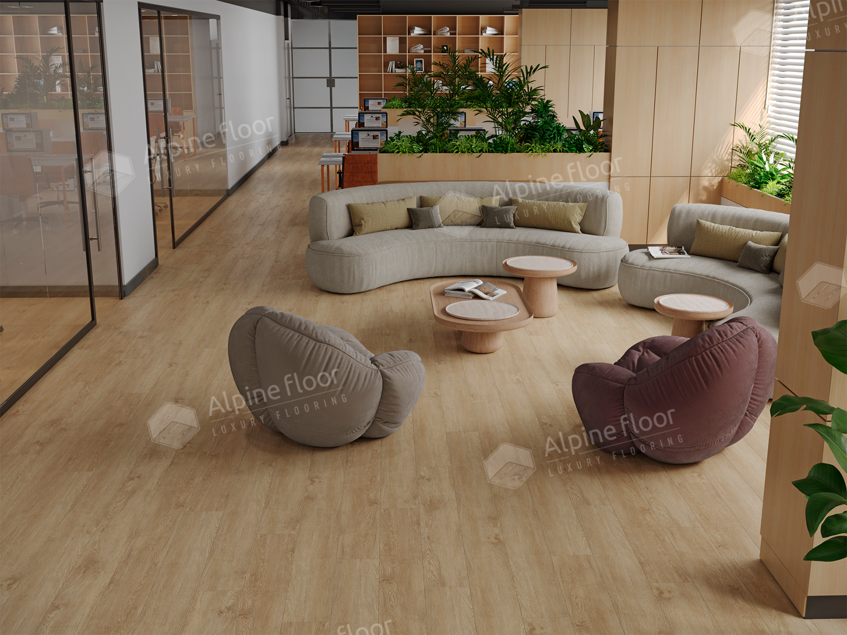 Кварцвинил Alpine Floor Grand Sequoia 5 мм ECO 11-508 Камфора