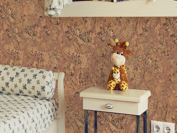 Настенное клеевое пробковое покрытие CorkStyle Wall Design Vico Red