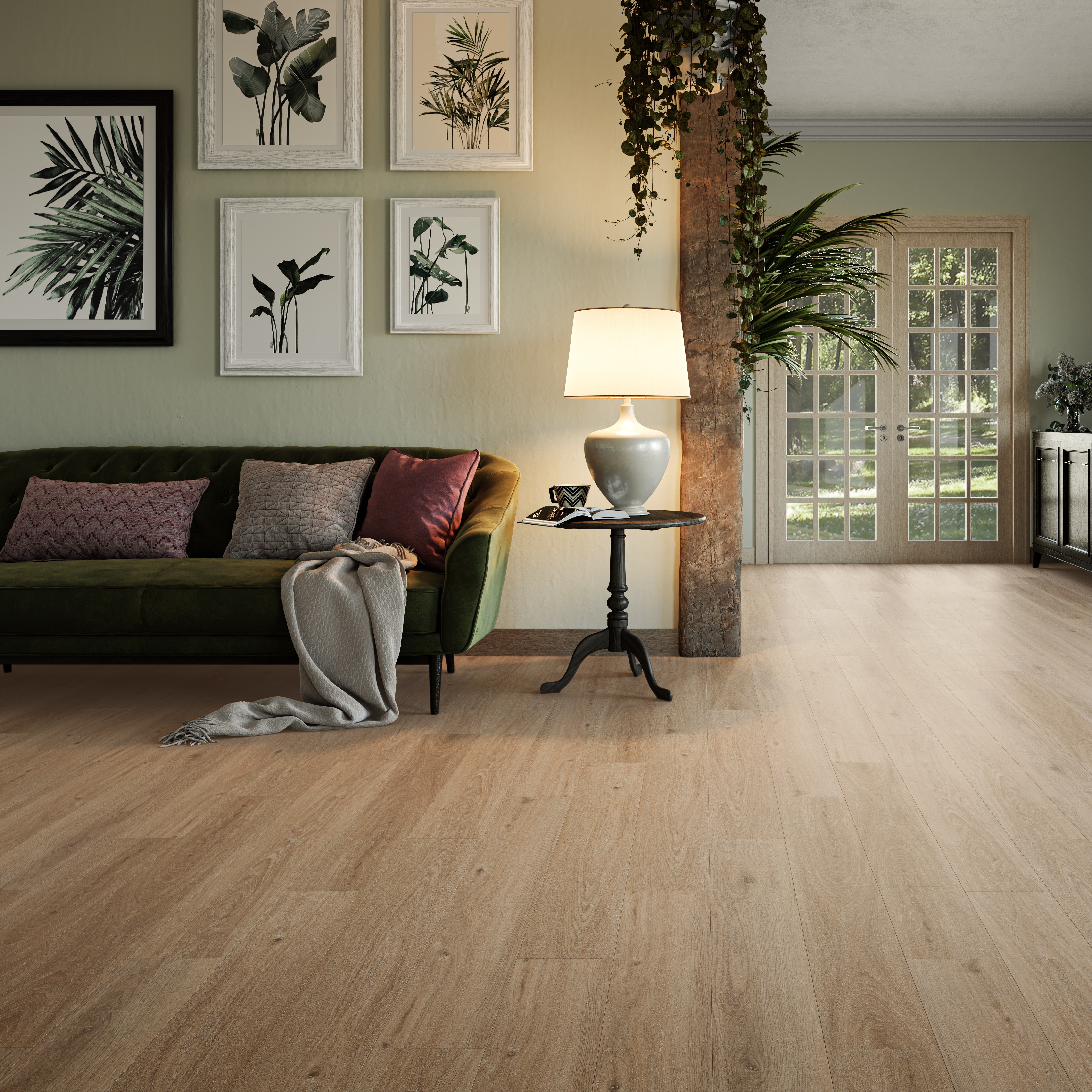 Кварцвинил Invictus Primus Dryback Plank Sherwood Oak - Mink