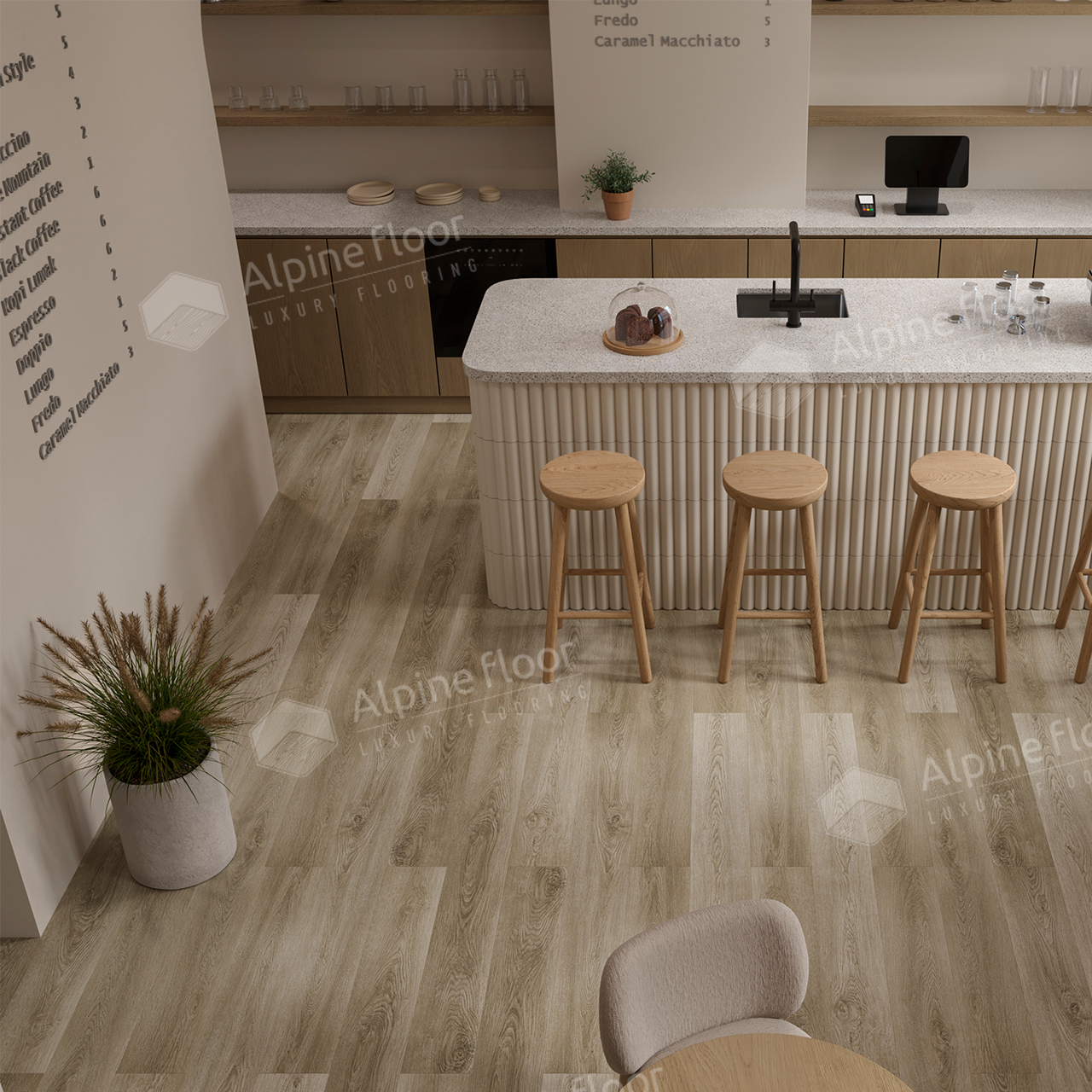 Кварцвинил Alpine Floor Grand Sequoia 5 мм ECO 11-1508 Клауд