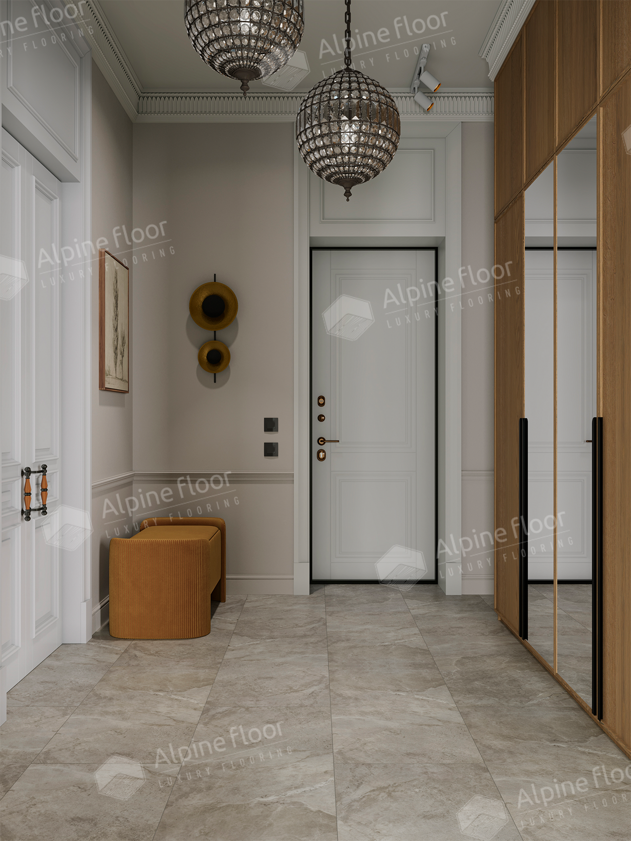 Кварцвинил Alpine Floor Stone Premium LVT ECO 26-2 Пенни