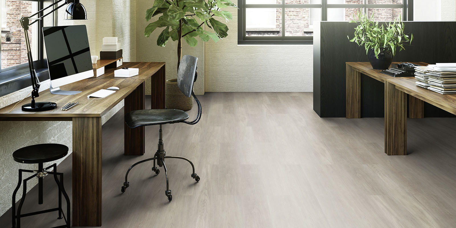 Кварцвинил Invictus Maximus Dryback Plank New England Oak - Misty
