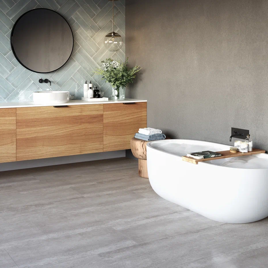 Кварцвинил Invictus Primus Click Tile XL Manhattan - Sky