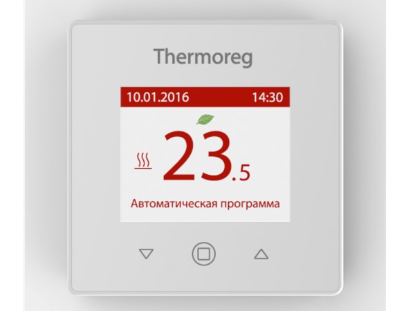 Терморегулятор Thermoreg TI-970 White с датчиком пола и воздуха