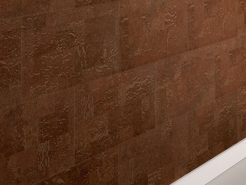 Настенное клеевое пробковое покрытие Wicanders Dekwall RY1L001 Malta Chestnut