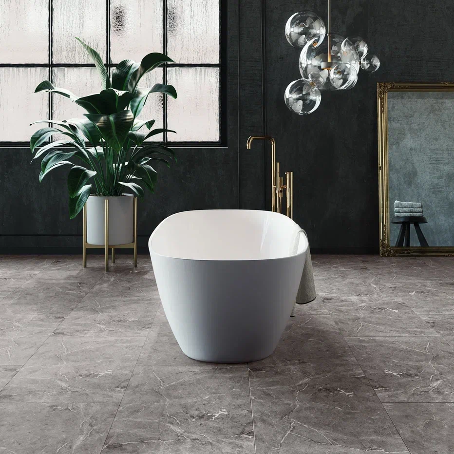 Кварцвинил Invictus Maximus Click Tile XL Hudson Stone - Flint