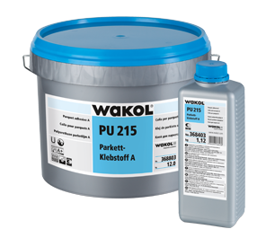 Клей для паркета двухкомпонентный Wakol PU215 12 кг.+1.12кг