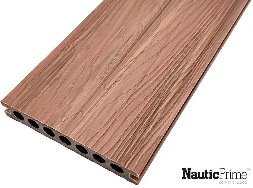Террасная доска Nautic Prime Co-Extrusion Кофе с молоком