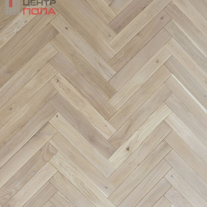 Инженерная доска Polarwood Herringbone Дуб Арктика