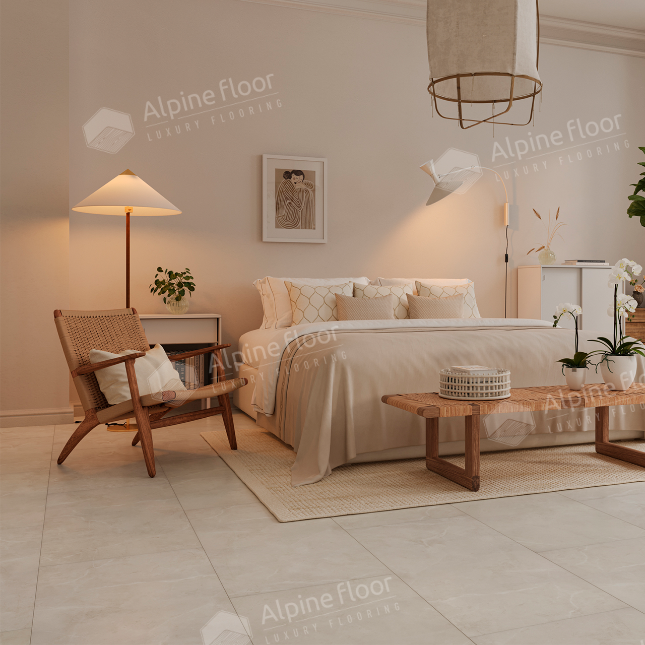 Кварцвинил Alpine Floor Stone Premium LVT ECO 26-8 Дейвис