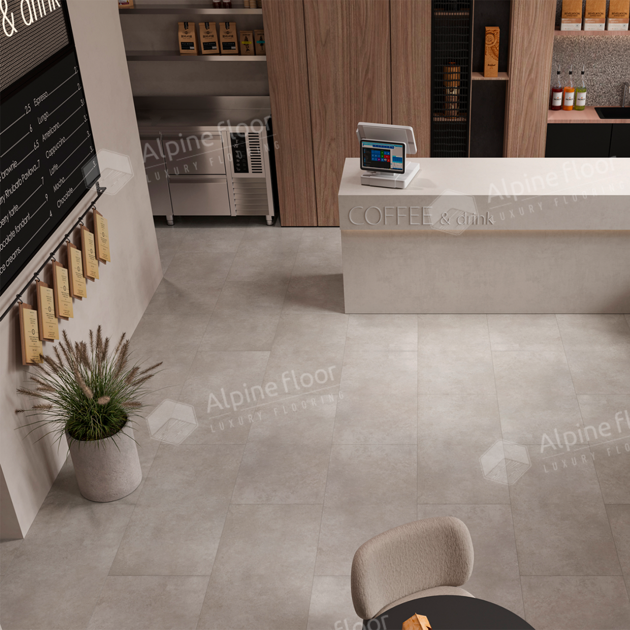 Кварцвинил Alpine Floor Stone Premium LVT ECO 26-4 Слатэджейм