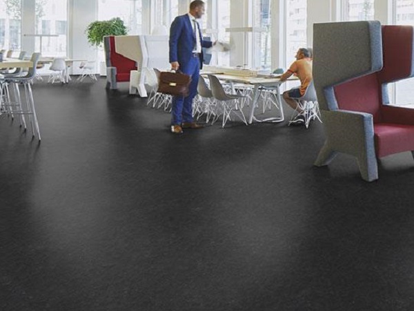 Мармолеум Forbo Modular Shade T3707 Black Hole