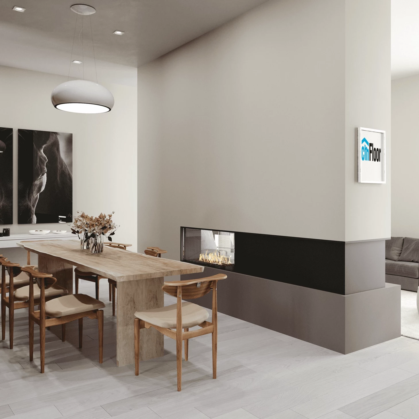 Кварцвинил CM Floor ScandiWood 02 Дуб Белый
