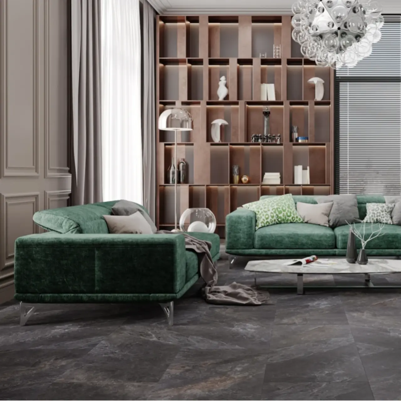 Кварцвинил Vinilam Ceramo Vinilam Stone 91911 Персидский Камень