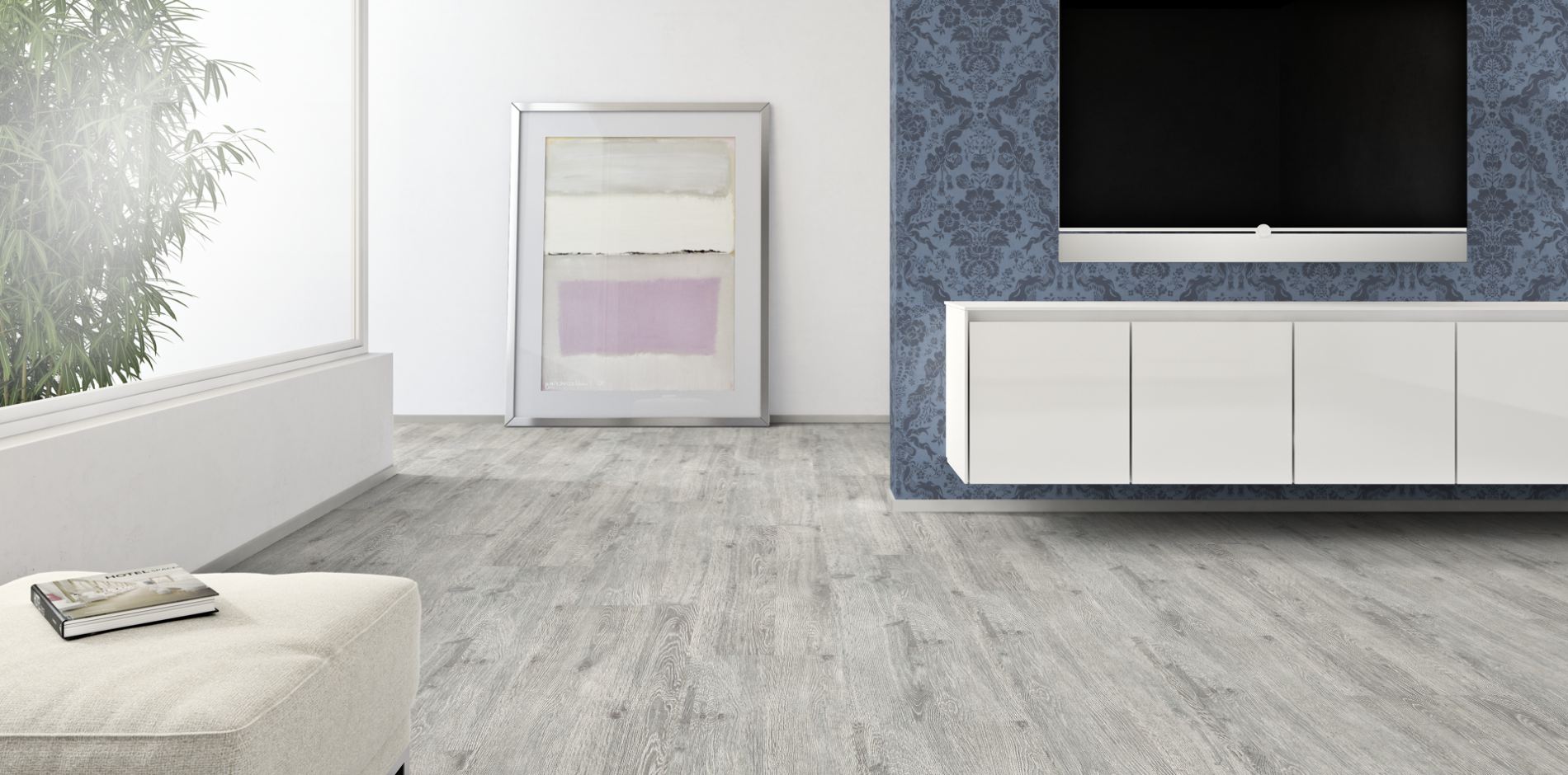 Пробковое покрытие CorkStyle Wood Click Castle Oak White