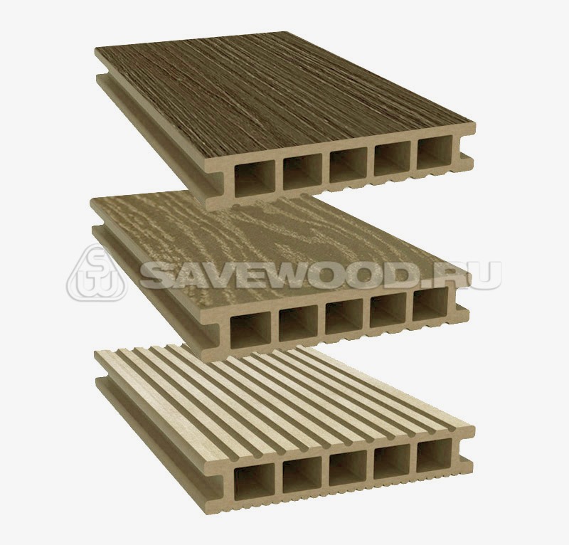 Террасная доска Savewood Ornus Тик