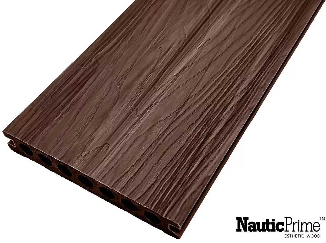 Террасная доска Nautic Prime Co-Extrusion Коричневый