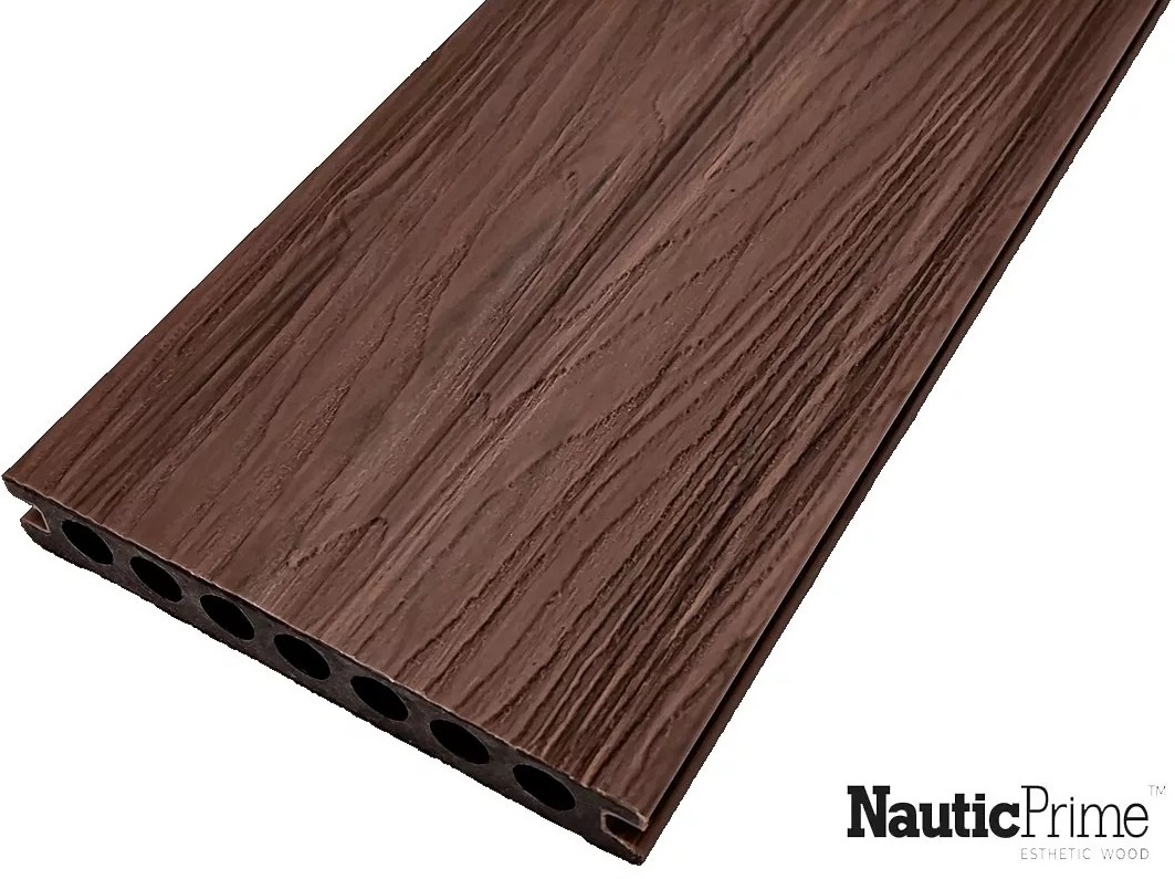 Террасная доска Nautic Prime Co-Extrusion Махагон