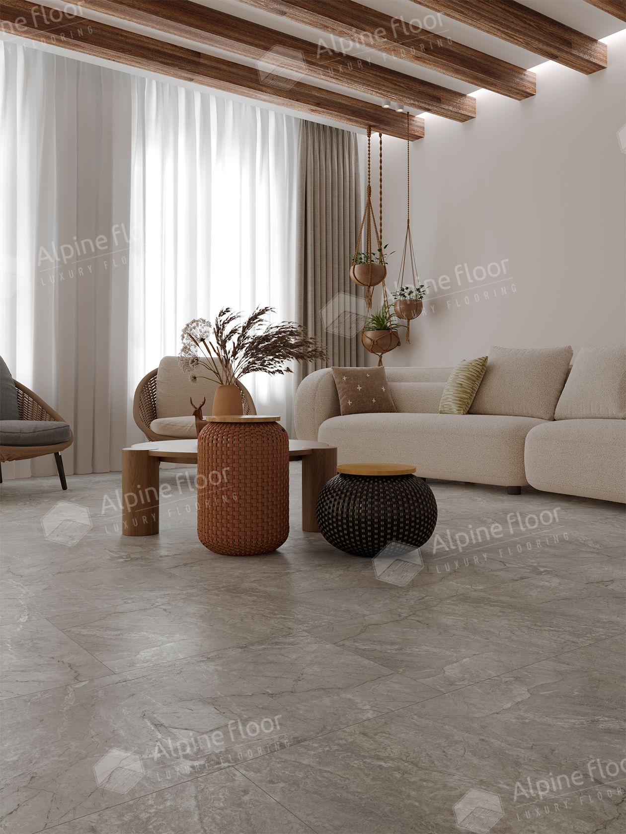 Кварцвинил Alpine Floor Stone Premium LVT ECO 26-7 Байлот