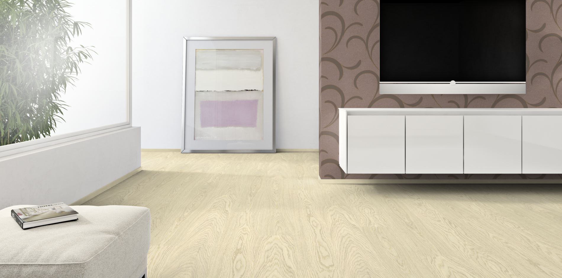 Пробковое покрытие CorkStyle Wood XL Click Oak White Markant