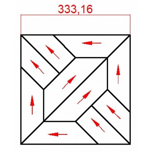Модульный паркет Lab Arte массив Дуб №8-70, Натур