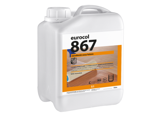 Лак полиуретановый водно-дисперсионный Forbo 867 Eurofinish Easy Future 1К матовый 5 л.