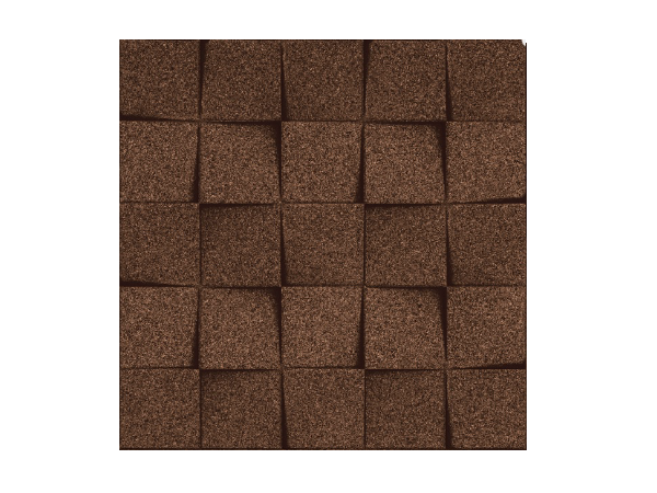 Настенное клеевое пробковое покрытие Muratto 3D YROBMIN08 Minichock Aubergine