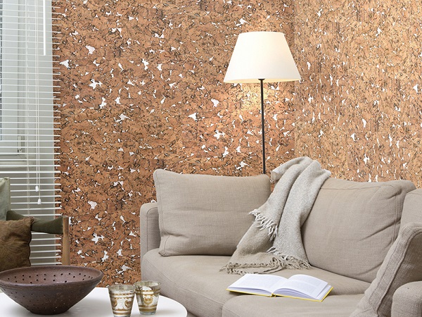Настенное клеевое пробковое покрытие CorkStyle Wall Design Monte White