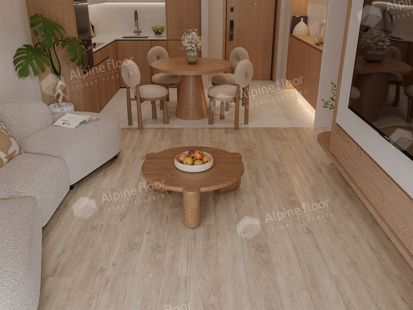 Кварцвинил Alpine Floor Grand Sequoia 5 мм ECO 11-908 Карите