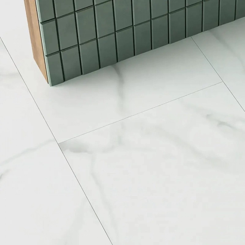 Кварцвинил Invictus Primus Dryback Tile XL Pure Marble Snow