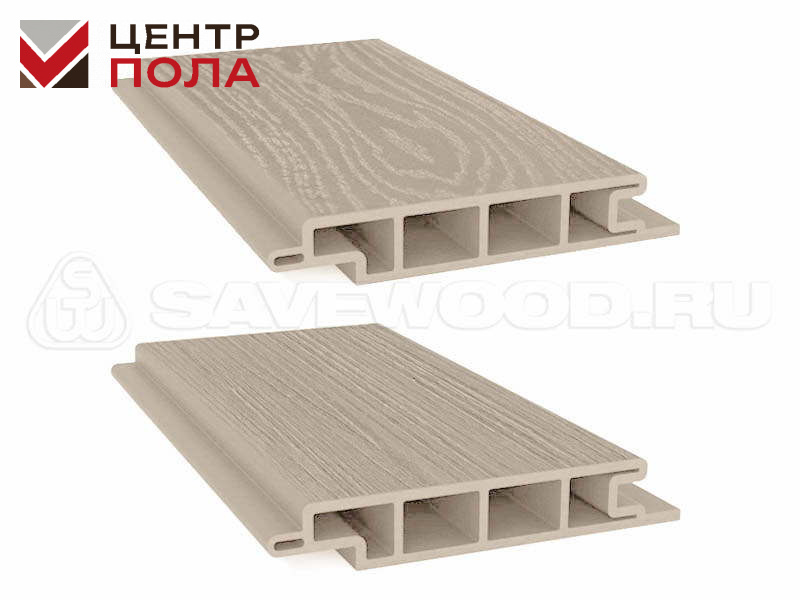 Террасная доска Savewood Padus Бежевый