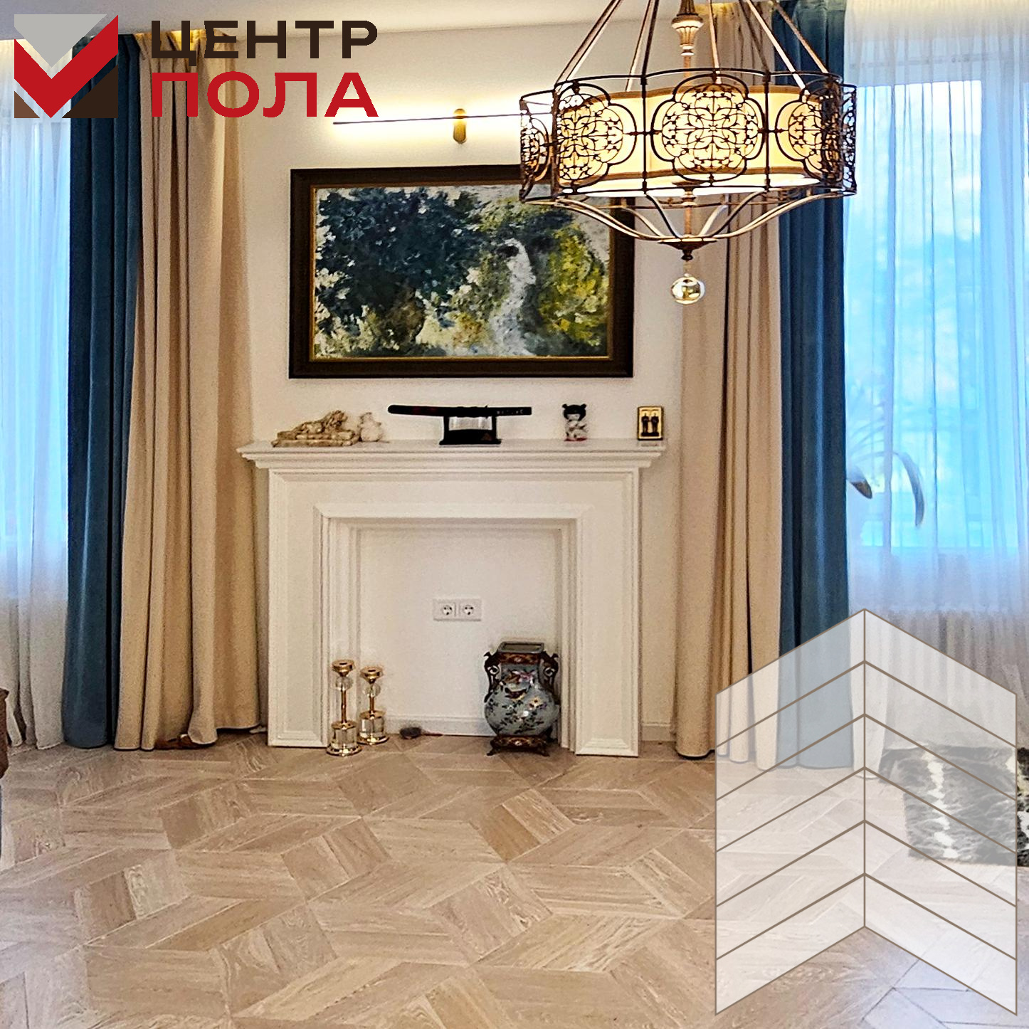 Инженерная доска AnticWood Патина Пеликан