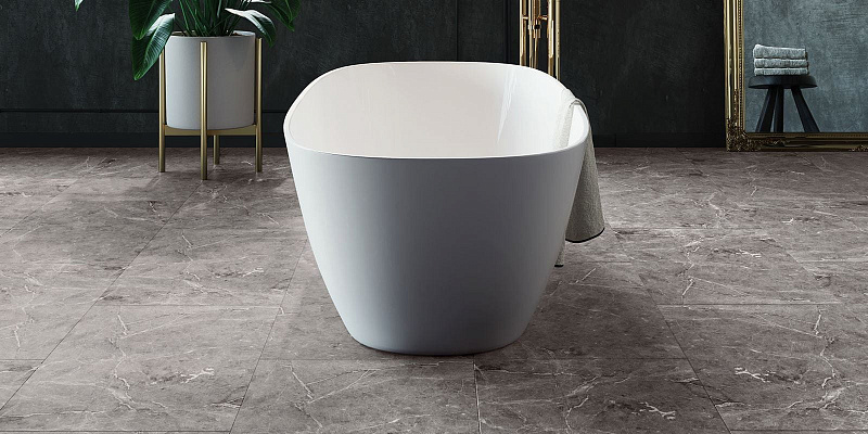 Кварцвинил Invictus Maximus Dryback Tile XL Hudson Stone - Flint