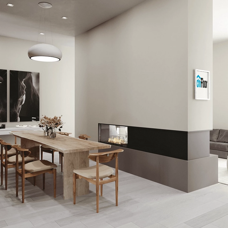 Кварцвинил CM Floor ScandiWood 02 Дуб Белый