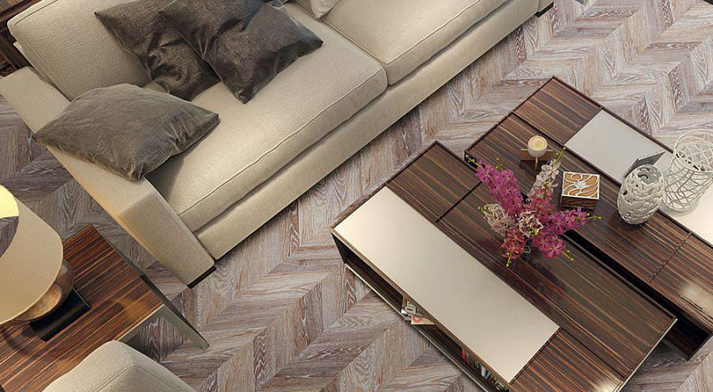 Замковое пробковое покрытие CorkStyle Chevron Brown