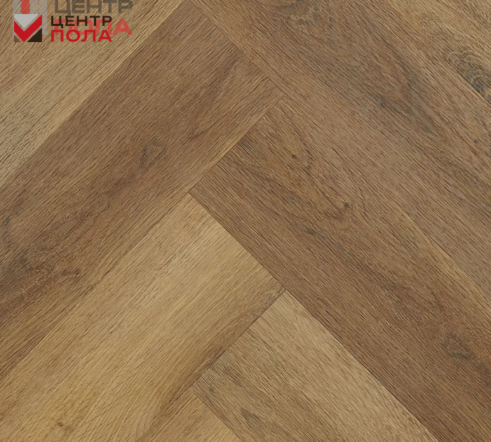 Кварцвинил Invictus Maximus Dryback Herringbone Highland Oak - Chocolate
