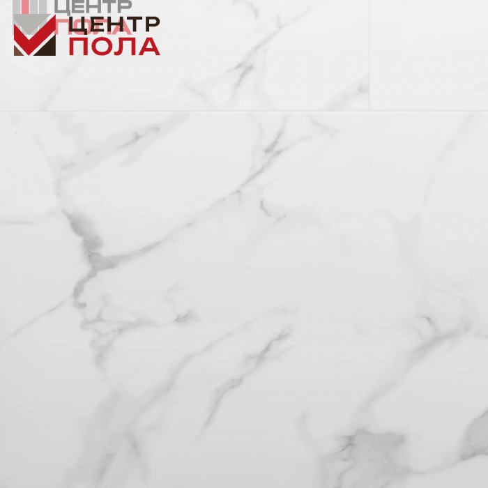 Кварцвинил Invictus Primus Dryback Tile XL Pure Marble Snow